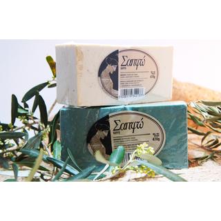 Sapfo Olive oil Soap White-Green 470gr