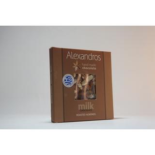 Milk Chocolate Roasted Almonds 90gr